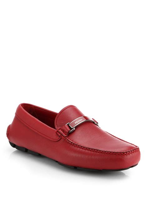 prada red drivers posh|Shoes .